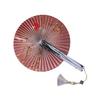 Handheld Hand Fan With Tassel Magnetic Folding Fan For Women Vintaged Shape Paper Fan For Weddings And Decorations