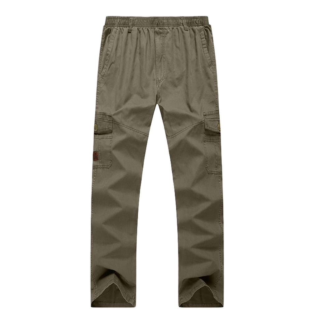 Men's Loose Casual Cargo Multi-pocket Pants