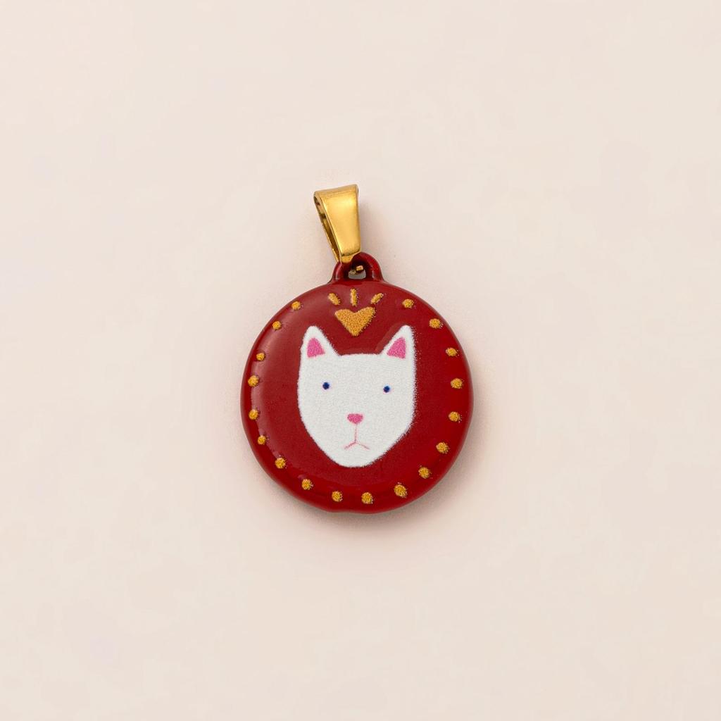 18K Gold Stainless Steel Star Cloud Pendant with Long-Lasting Color Retention