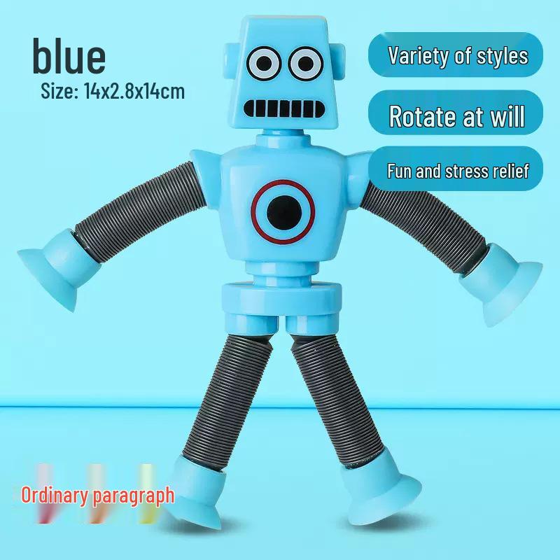 Telescopic Luminous Giraffe Robot Toy – Creative Educational Cartoon for Kids