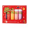 6Pcs Lip Balm Set Bulk Holiday Gift Box with 6 Assorted Fruit Flavors for Hydrating and Moisturizing Lip Care