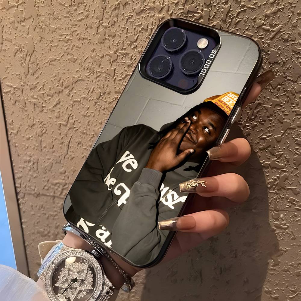 L-Lucki Rapper Gemini For iPhone 17,16,15,14,13,12,11,Mini,Pro,E,SE4,XS,MAX Black Shockproof Candy Matte Cover iPhoneX