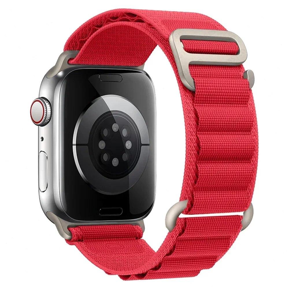 Alpine loop pásek pro Apple Watch pásek 49mm 44mm 40mm 45mm 41mm 42mm 38mm 40 44 45mm náramek iWatch Ultra série 7 6 5 3 se 8