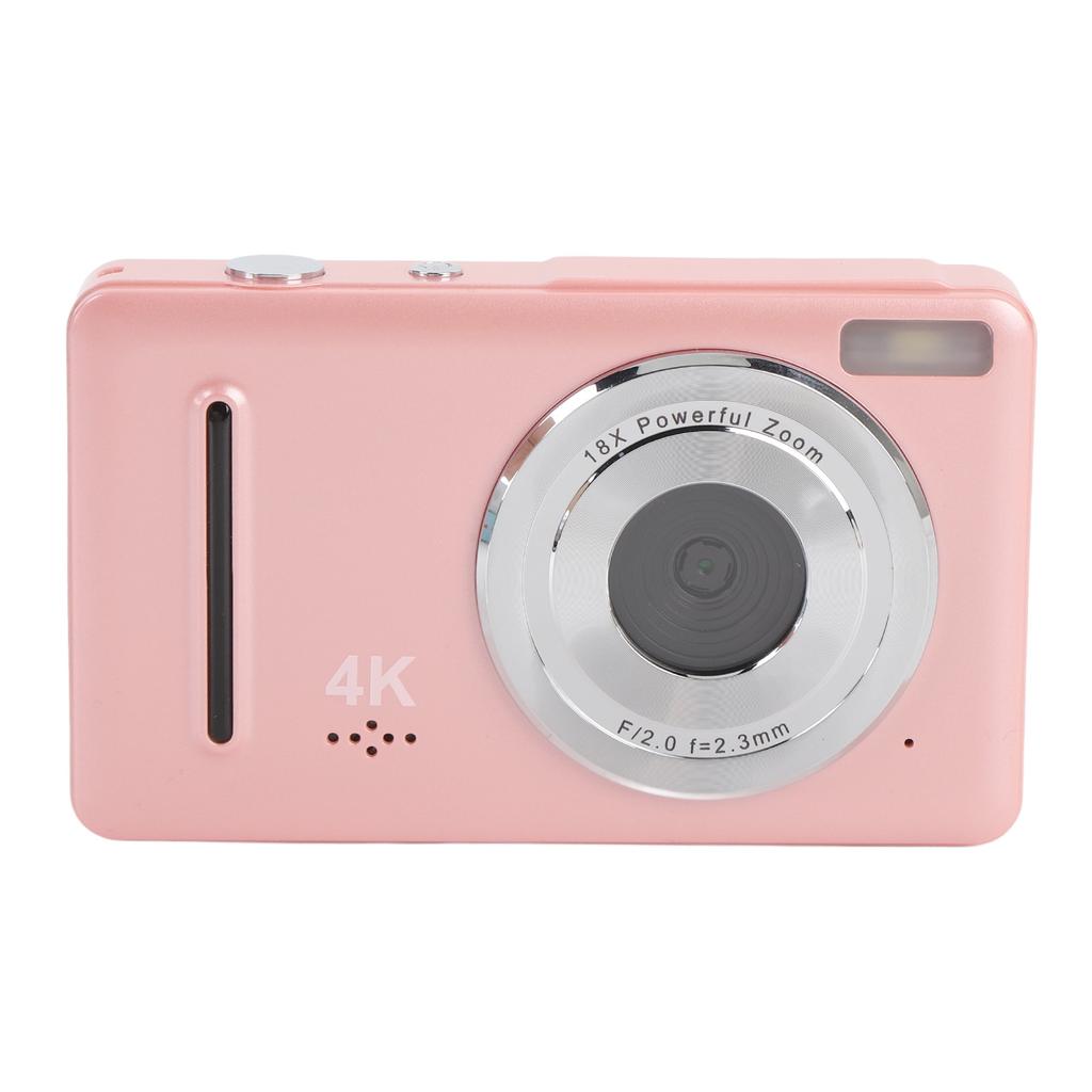 Digital Camera 4K 6 P 2.4inch Screen 18x Digital Zoom Portable Compact Travel Video Camera for Beginner