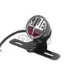 Retro Round Motorcycle Brake Light - Cafe Racer Rear Metal STOP Taillight