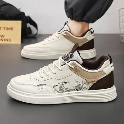 Frühling Herrenschuhe Atmungsaktive kleine weiße Schuhe Herren Trend All Match Plateau Sportschuhe Casual Board Schuhe Modeschuhe