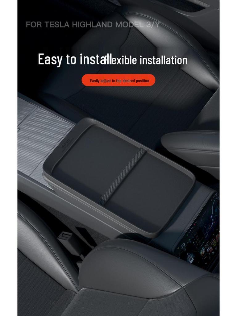Tesla Model 3/Y Mittelkonsole Armlehne Aufbewahrungsorganizer