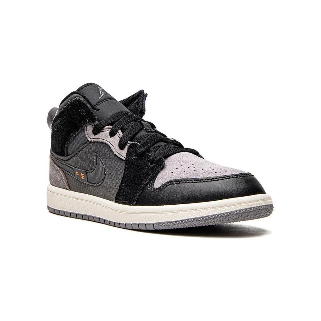 New Jordan 1 Mid SE Craft Inside Out Black PS DV0436-001