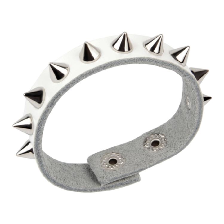 

Панк Шкіряний Браслет з Шипами М який Манжет на Зап ястя для Готичних Стилів Одягу Унісекс Аксесуар