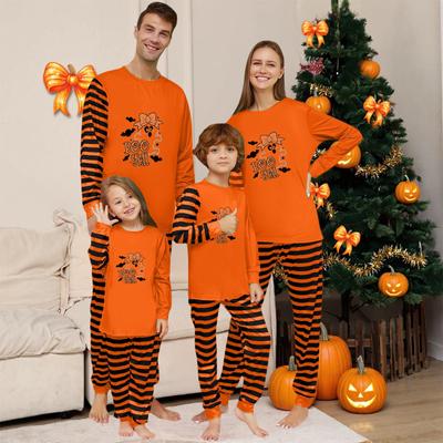 Halloween-Tag Drucke Familien-Partnerlook Langarm-Oberteile+Hosen Set Familien-Partnerlook Sets