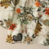 ZANZEA Women Casual Round Neck 3/4 Sleeve Loose Floral Cotton Blouse