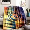 Maccabi Tel Aviv Fußballverein Themen-Decke Geeignet für das Sofa, Camping und Reisen Hergestellt aus weichem Flanellmaterial Ein ideales Geschenk für Anlässe Wie