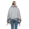 Damen Winter Strickschal, Lockerer und Warmer Umhang