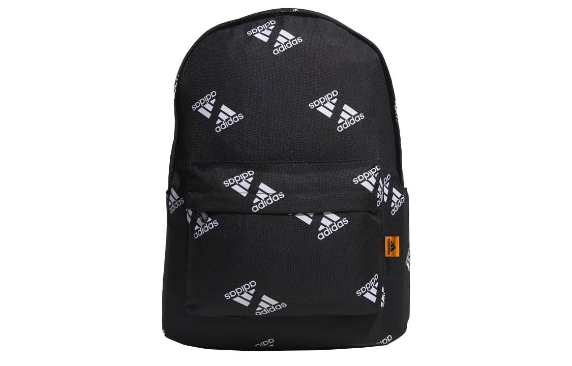 Adidas Sports & Fitness Polyester Backpack Regular Unisex Black White HE2668