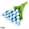 5/10pcs PU Tulip Simulation Flower Artificial Flowers Fake Tulips Real Touch Flower Arrangement Bouquet for Home Wedding Decor