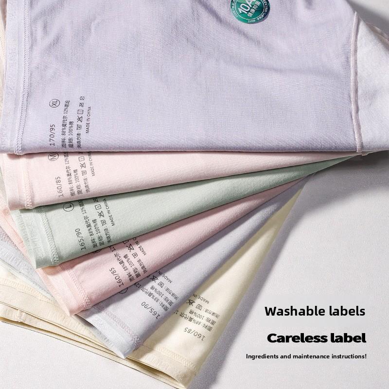 Female Spring and Autumn Commuting Movement Wind Simple Pure Cotton Antibacterial Extended Briefs