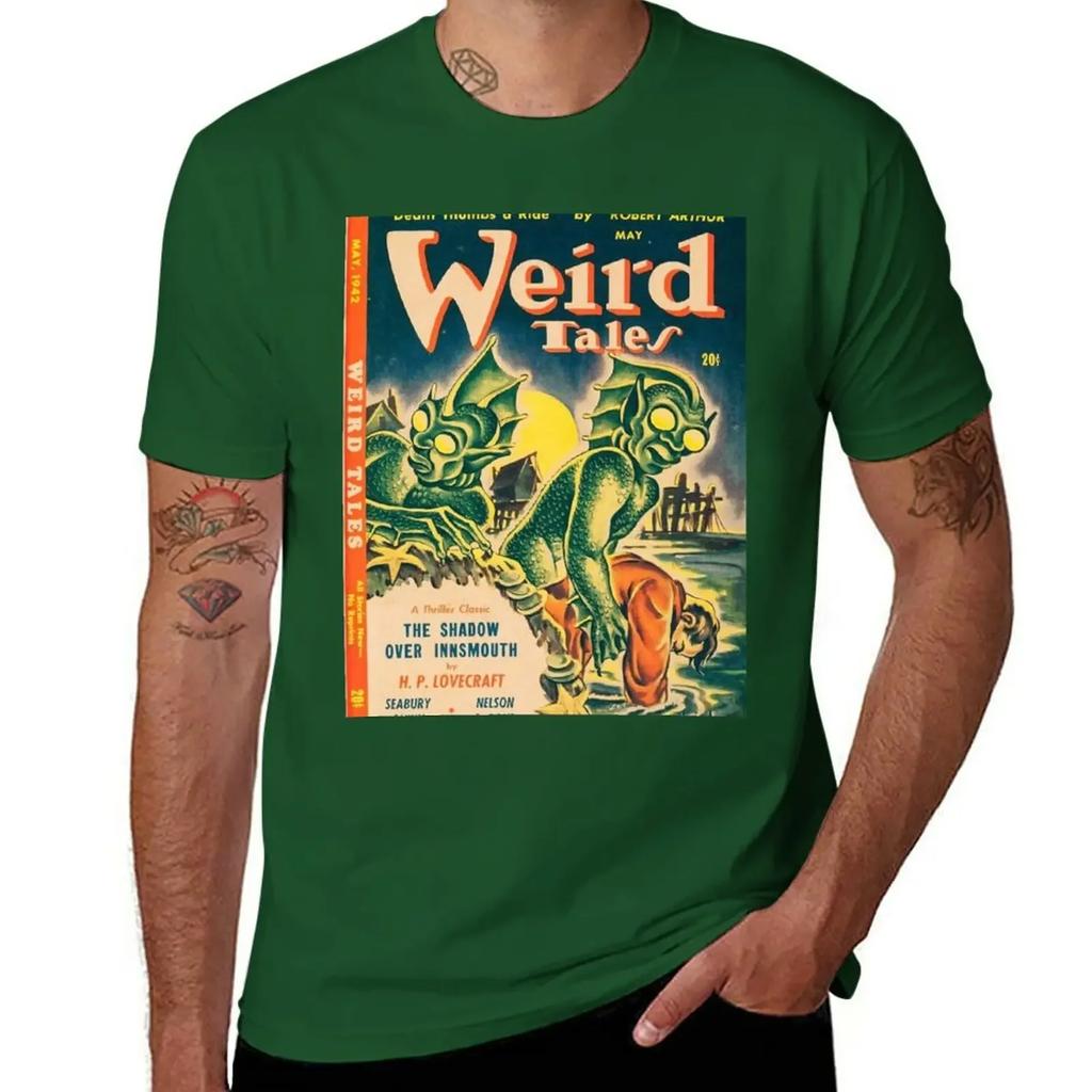 Weird Tales T-Shirt tops customizeds Blouse mens cotton t shirts