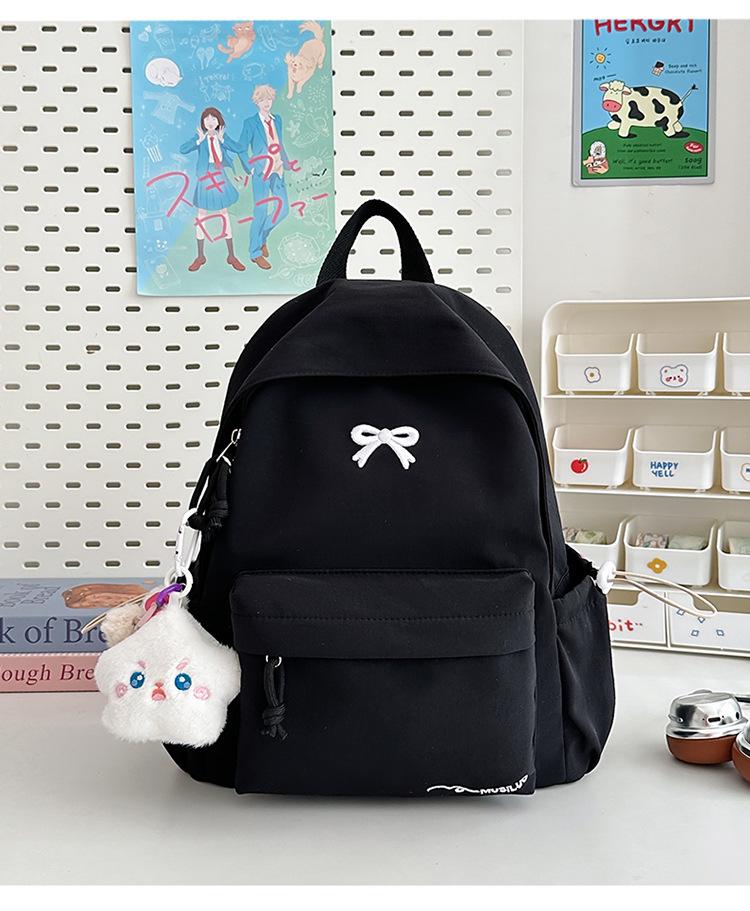 Japanese Style Girls' School Backpack: Versatile, Large Capacity, Fresh & Cute for Grades 3-6 & Junior High.