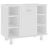 VidaXL Armoire de salle de bain Blanc 60x32x53,5 cm Aggloméré
