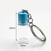 Mini Wishing Bottle Keychain For Diy Decoration Craft Glass Bottle Pendant Women Bag Charm