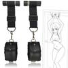 PUREAMBER Sm Restraint Door Restraint Device Women Handcuffs Adult Goods Hanging Training Painless Adjustable Length