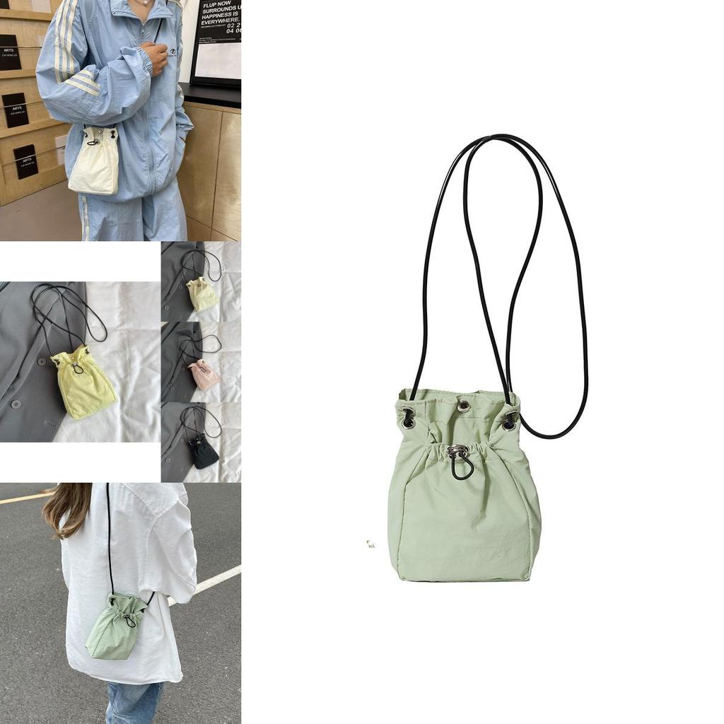 Trendy Korean Mini Nylon Bag Elegant Casual Soft-sided Shoulder Sling Bag