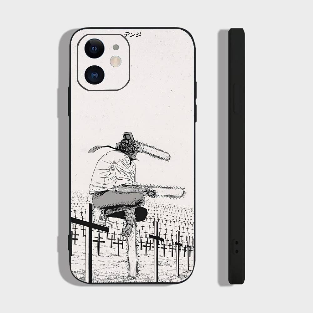 Denji Chainsaw Man For Iphone 17 Air 16 Pro Max 15 14 13 Full Cover Anti-Shock MagSafe Cover