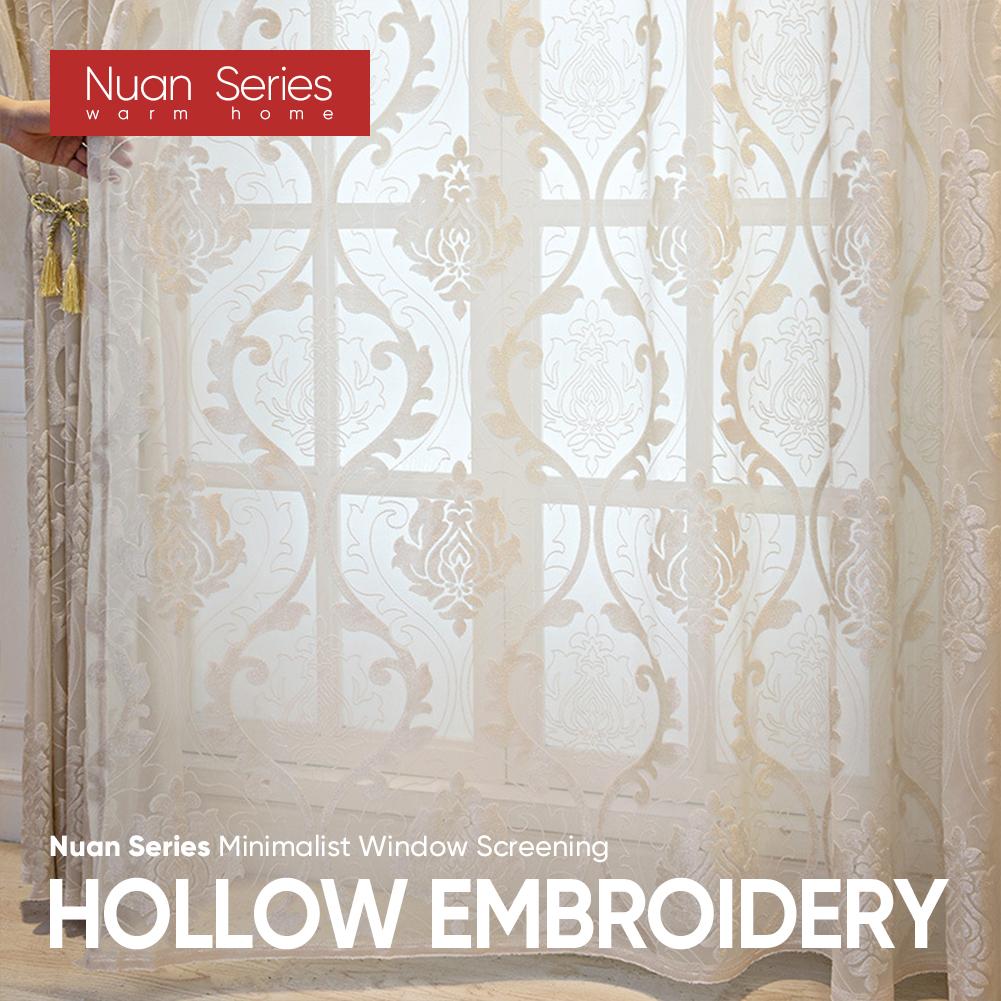 

1 шт. серия Nuan, модные тюлевые шторы в европейском стиле, высококачественные мягкие тюлевые шторы для гостиной, спальни, домашний декор