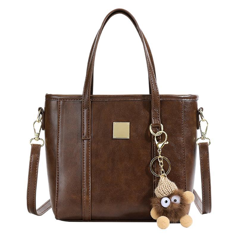 2025 autumn and winter new fashion trend exquisite small square bag bucket bag single shoulder oblique span women's bag