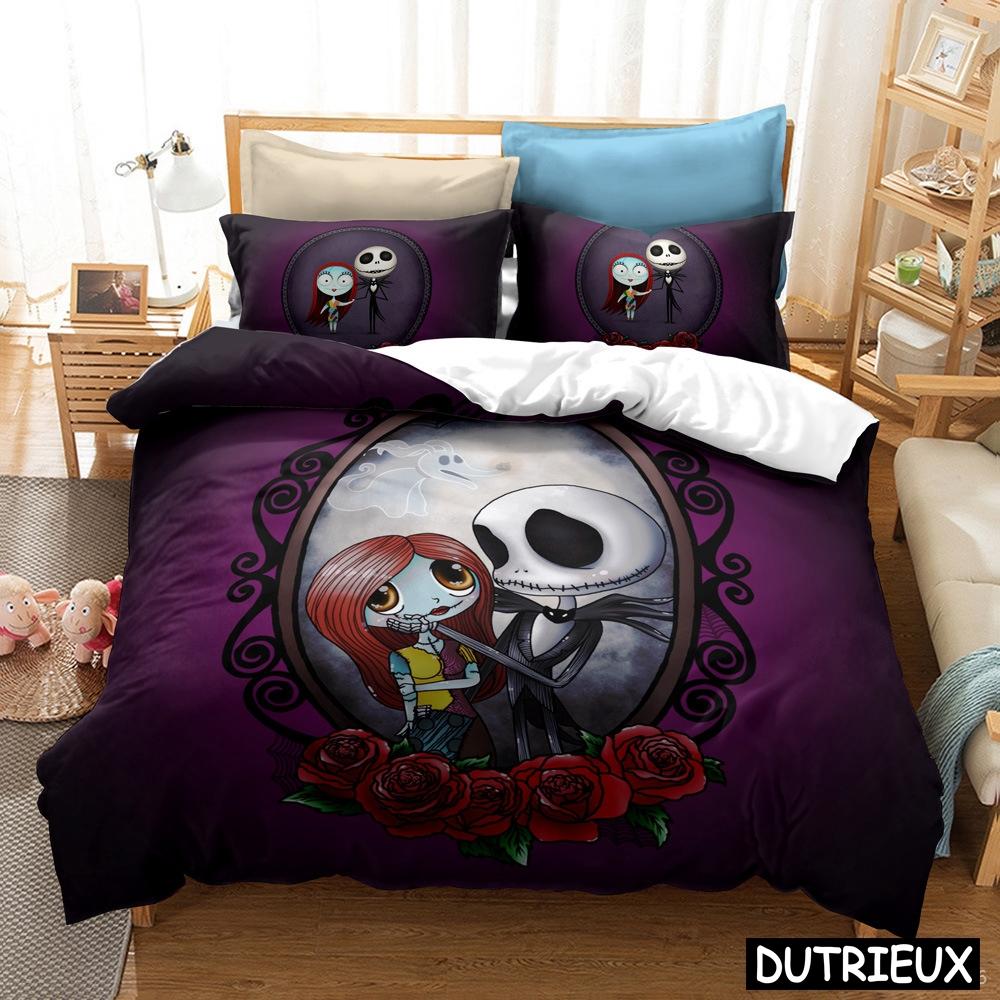 The Nightmare Before Christmas Bettbezug-Set Twin Full Queen King Size Bettwäsche-Set Bettbezug & Kissenbezug-Set Bettzeug