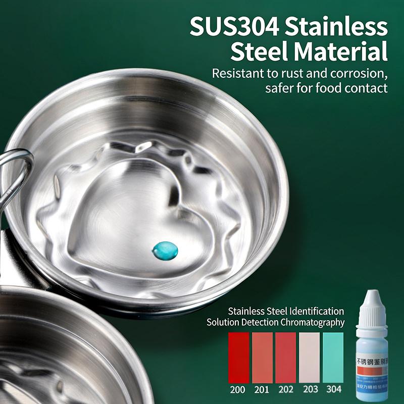 Stainless Steel Egg Steamer Household Multi-Functional Round Boiled Egg Kitchen Utensils
