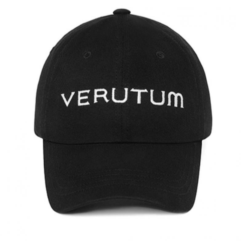 Verutum Front Logo Cap Black Hw Bc009fl