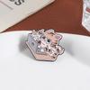 Funny Work Hard Cat Enamel Pin Crazy Typing Kitten Cute Animal Brooch Lapel Badge Fashion Jewelry Accessories Gift for Friends