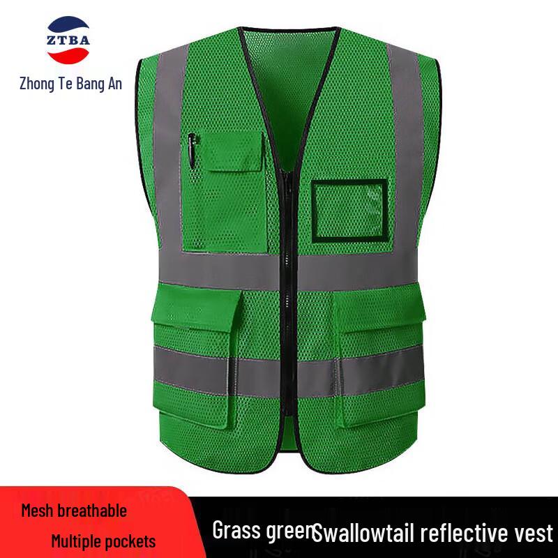 High-Visibility Multi-Pocket Reflective Safety Vest Universal