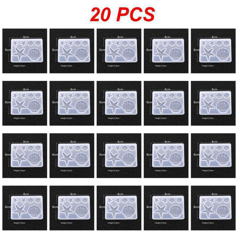 20/30PCS Fudge Chocolate Mold Stereo Ease Of Use Unique Multi-functional Baking Mold Silicone Mold Food Grade Silicone Durable