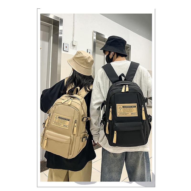 High School Student Backpack Simple Backpack Women's Trendy Fashionable Casual Backpack Travel Bag