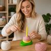 Avocado Yarn Winder Stand 3D Printing Sewing Thread Spool Dispenser Yarn Ball Rack  DIY Knitting