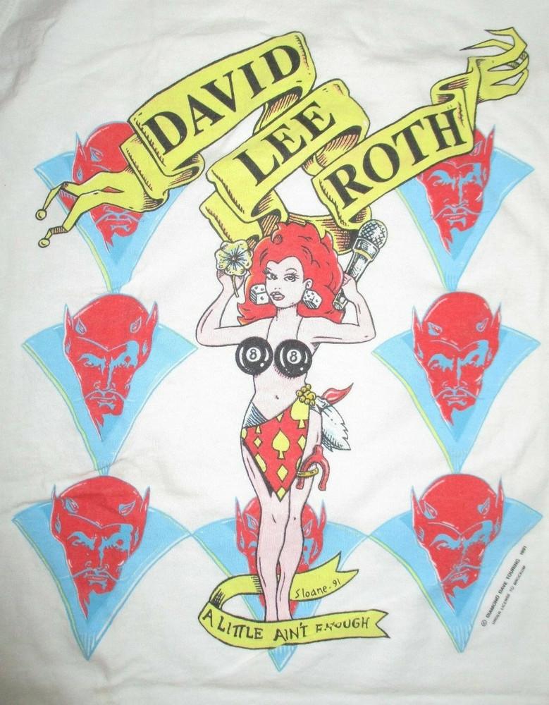 1991 DAVID LEE ROTH  A Little Ain t Enough  Concert Tour Shirt EN478 Unisex T-Shirt M