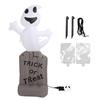 Inflatable Ghosts Tombstones Decoration 5Ft LED IP44 Waterproof With Blower Blow Up Ghosts