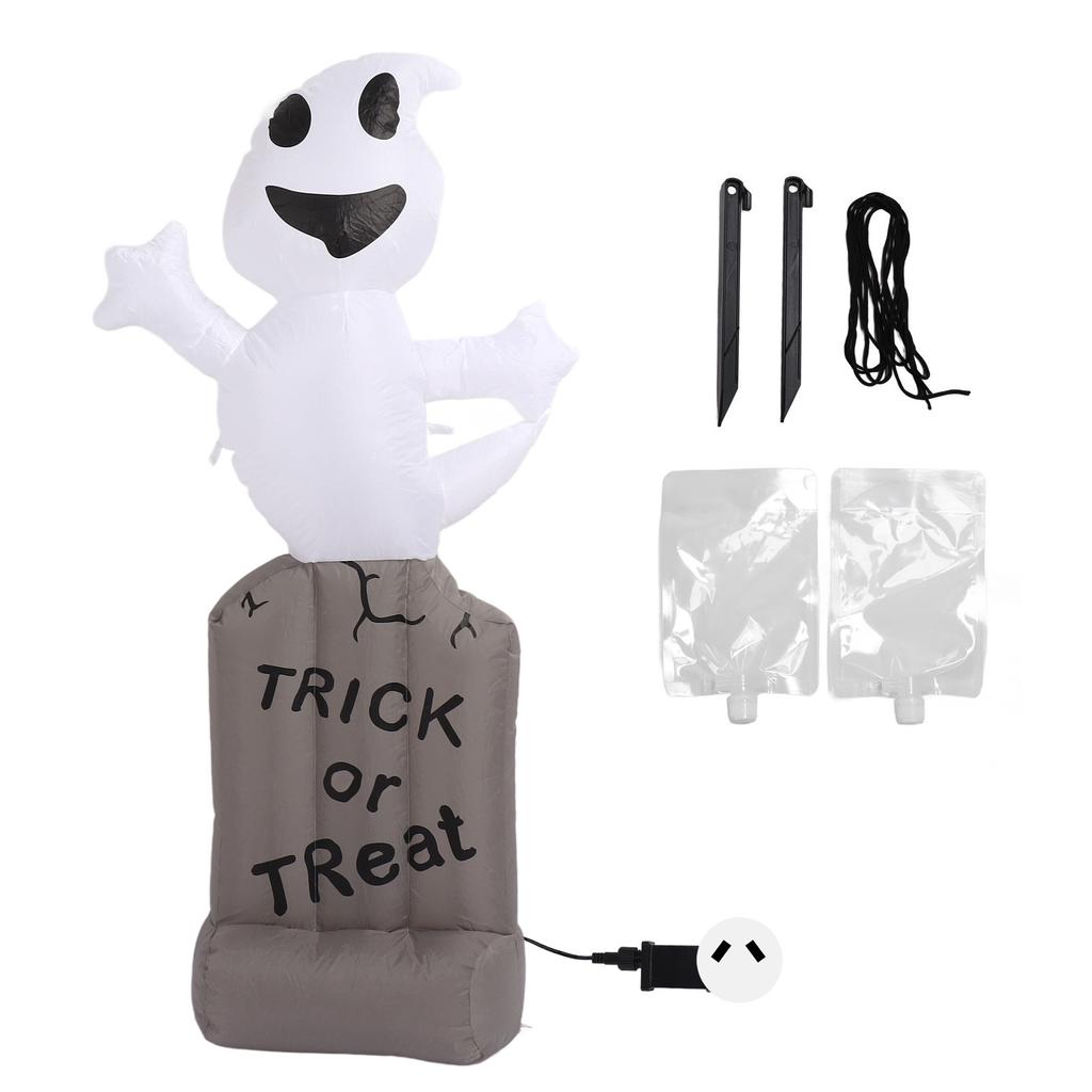 Inflatable Ghosts Tombstones Decoration 5Ft LED IP44 Waterproof With Blower Blow Up Ghosts