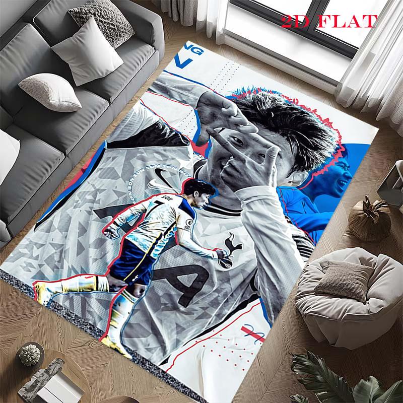 The Spurs Team Carpet Rug for Living Room Bedroom Home Sofa Decoration,Kids Play Nonslip Floor Mat