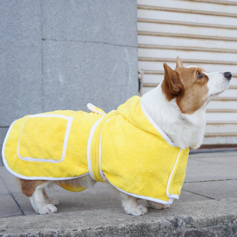Pet It Pet Bathrobe Red Thickened Dog Bathrobe Microfiber Large Dog Clothes New In Autumn and Winter