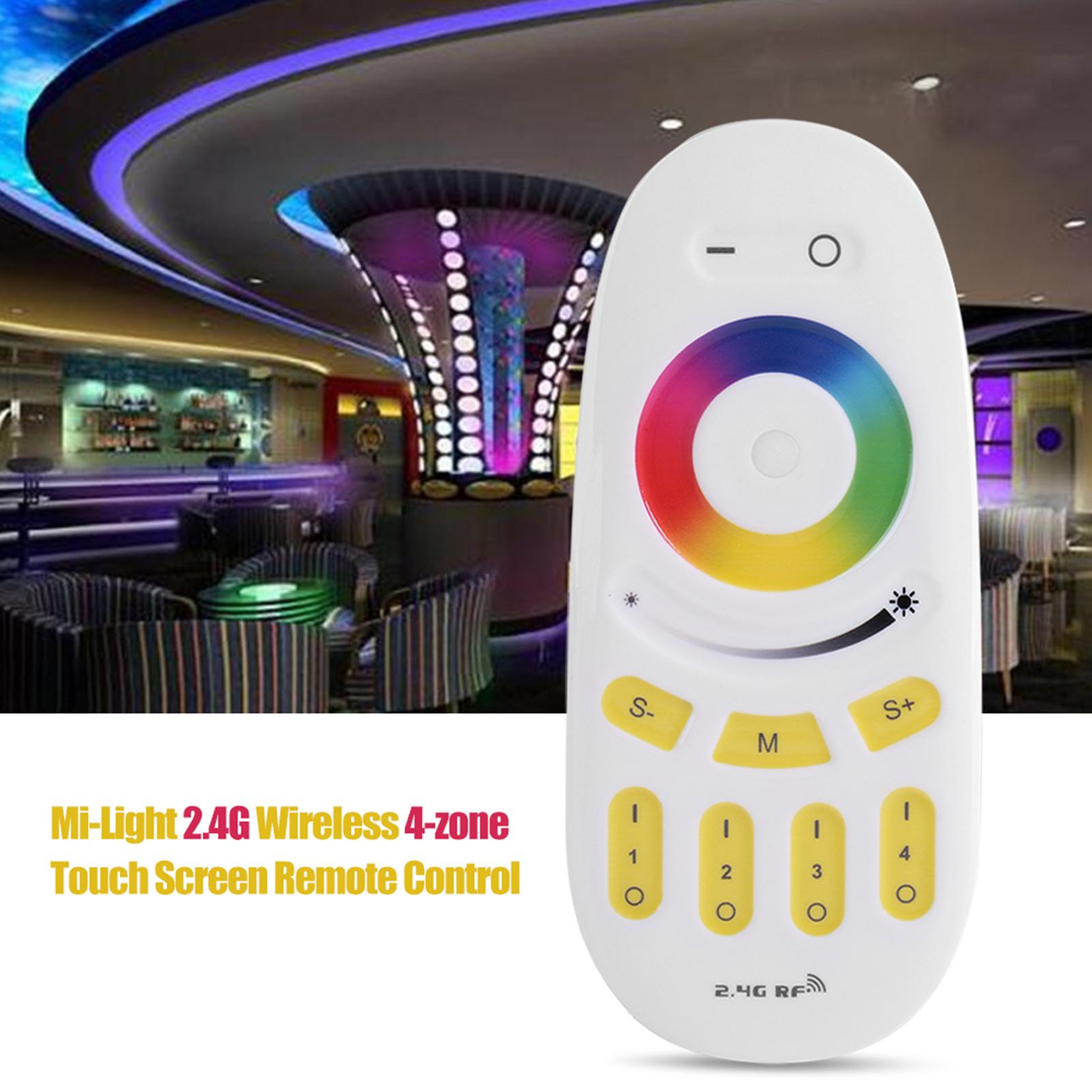 

Milight 2.4G Wireless 4 zone Touch Screen Remote Control for RGBW Light Bulbs