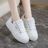 Damen Weiße Schuhe Atmungsaktiv Lässig Vielseitig Bequem Abriebfest Sneaker