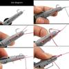 2PCS Durable 14cm Fishing Hook Tying Tool ABS Lightweight Fishing Knot Tying Tool Fishing Line Tie Tool Fishing Tools