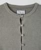 SALON DE YOHN Button Slit Cardigan_ Gray