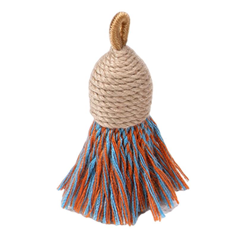 20pcs Bohemian Style Multicolor Thread Tassel Pendants - DIY Jewelry, Hair Accessories, Bag Charms, Phone Case Decorations