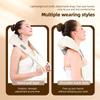 Foreverlily Masseur de Cou et d'Épaules Sans Fil Masseur Shiatsu Pétrissant pour le Cou et le Dos Écharpe de Massage Relaxante Cervicale pour le Cou