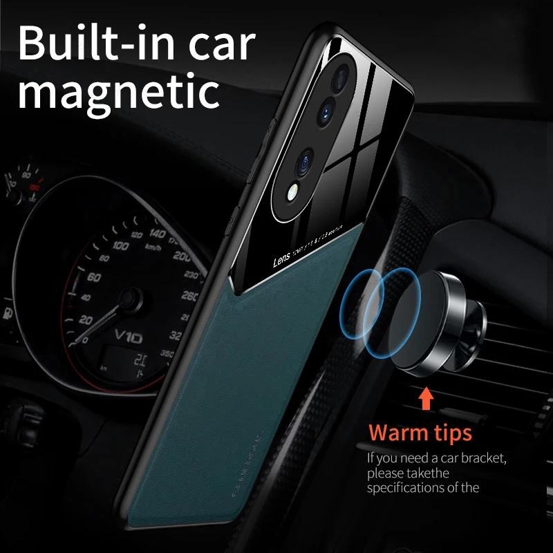 Magnetic Suction Holder Case For Realme C61 C63 C65 C67 C55 C53 GT Neo 3 2 GT2 Pro Protective Cover Shockproof Frame Coque Funda