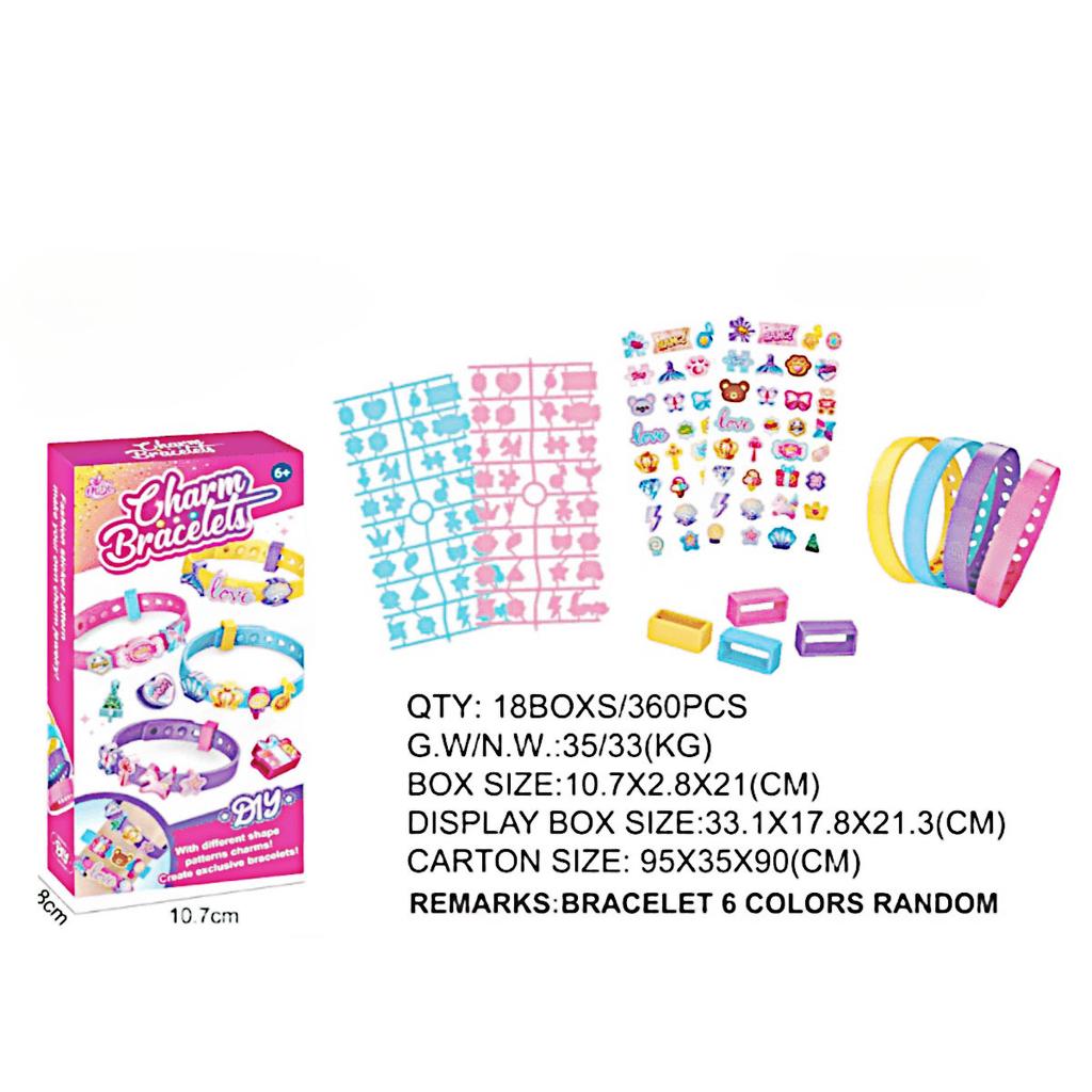 Fun Kids Beaded Necklace Girls DIY Craft Kit Toddler Handmade Gift Educational Toy